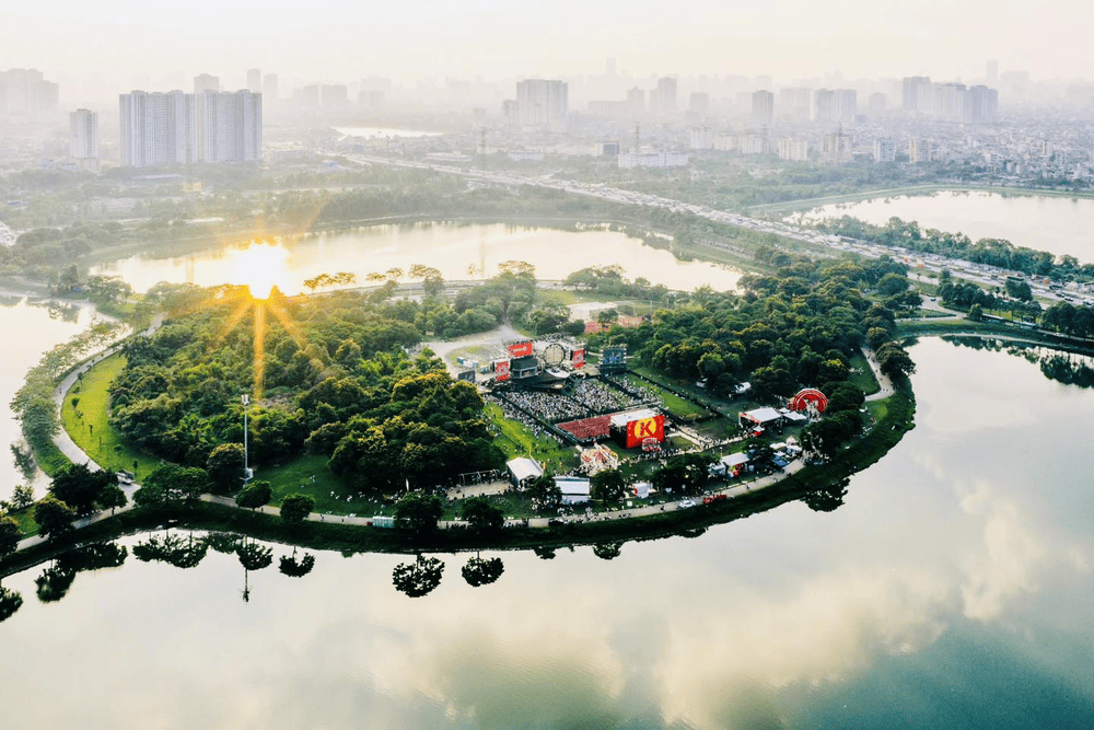 Công viên Yên Sở là một trong những "lá phổi xanh" của Hà Nội, được nhiều người yêu thích vì không khí trong lành (Nguồn: Công viên Yên Sở)